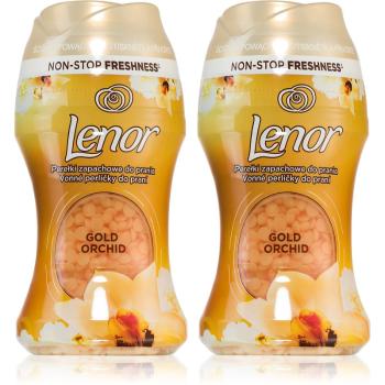 Lenor Gold Orchid perle parfumate pentru 2x140 g