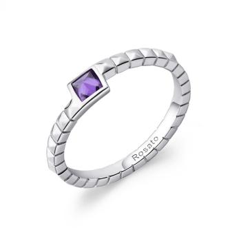 Rosato Inel Elegant placat cu aur cu zircon cubic Cubica RZCU98 58 mm