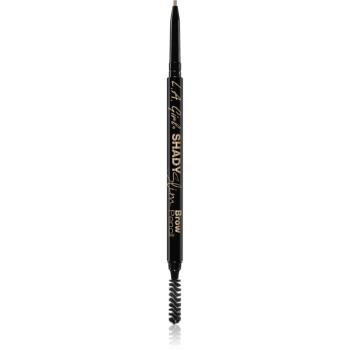 L.A. Girl Cosmetics Shady Slim creion pentru sprancene cu pensula culoare Blonde 0.08 g