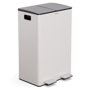 Klarstein EcoVista, odpadkový kôš s kompostérom, 60 l + 3 l/kôš + kompostér, Soft-Close