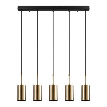 Kem aranyszínű függőlámpa 5 izzóval - Opviq lights