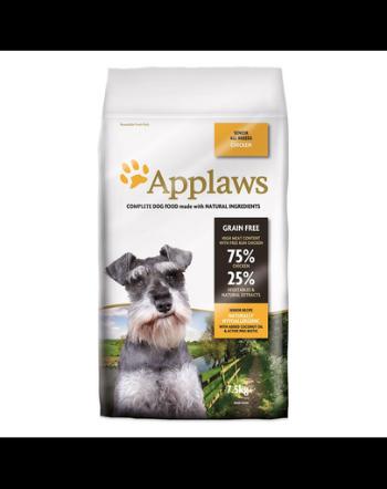 Applaws Dog Senior (7+) Hrană uscată pentru câini seniori cu pui 7,5 kg