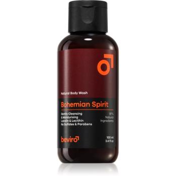 Beviro Bohemian Spirit Natural Body Wash gel de duș natural pentru barbati 100 ml