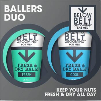 Below the Belt Grooming Fresh and Cool Ballers Duo set cadou pentru igiena intima 1 buc