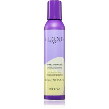 Inebrya BLONDesse No-Yellow Mask balsam spumă neutralizeaza tonurile de galben 250 ml