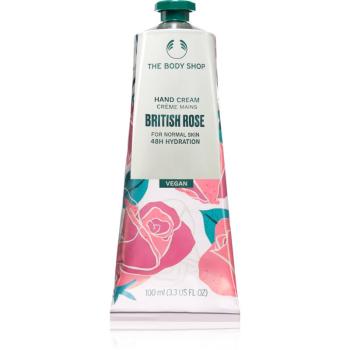 The Body Shop British Rose Hand Cream hidratáló kézkrém 100 ml
