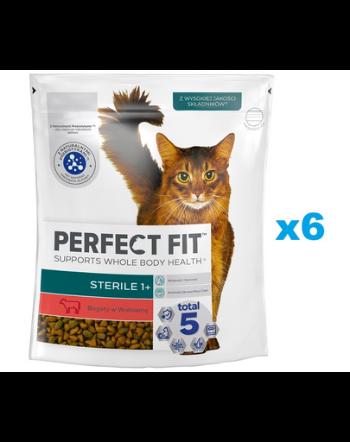 PERFECT FIT Sterile 1+ 6x750 g Hrana cu vita pentru pisici sterilizate
