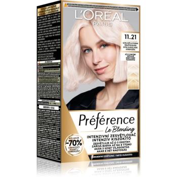 L’Oréal Paris Préférence Le Blonding culoare par pentru decolorarea părului culoare 11.21 Ultra-Light Cool Pearl Blonde 1 buc