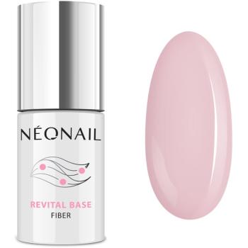 NEONAIL Revital Base Fiber gel de bază pentru modelarea unghiilor culoare Creamy Splash 7,2 ml