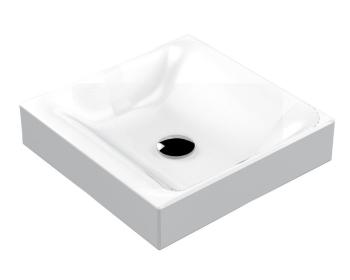 KERASAN - CENTO keramické umývadlo na dosku 45x45cm, biela 354401