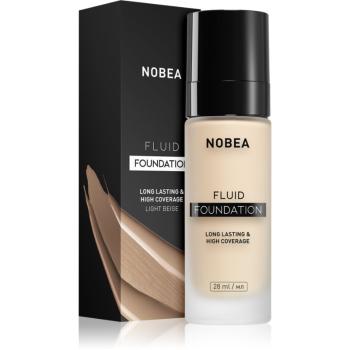 NOBEA Day-to-Day Fluid Foundation machiaj persistent culoare 01 Light beige 28 ml