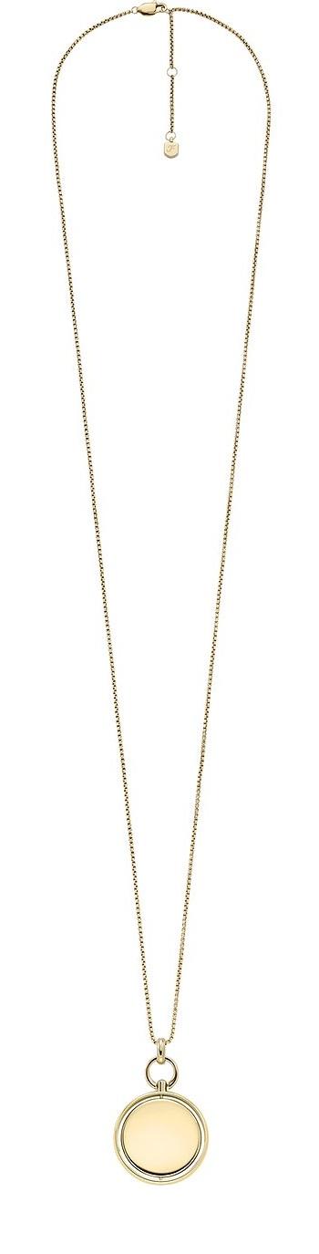 Fossil Colier lung placat cu aur Heritage JF04779710