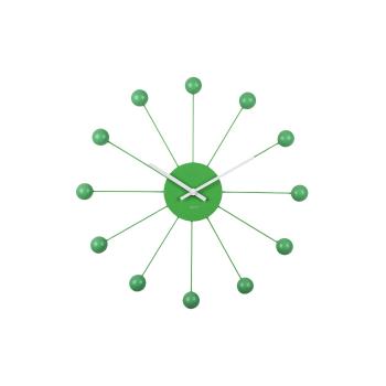 Karlsson 5977BG design ceas de perete verde, diametru 40 cm