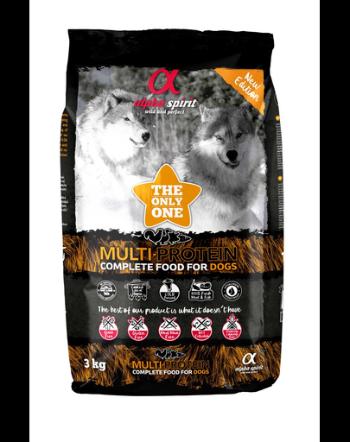 ALPHA SPIRIT Multiprotein hrana uscata pentru caini 3 kg