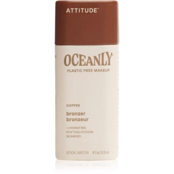 Attitude Oceanly Plastic Free Makeup bronzer solid culoare Coffee 8.5 g