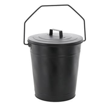Găleată petru cenușă Aldotrade cu capac, diam. 21/27cm, în.36cm