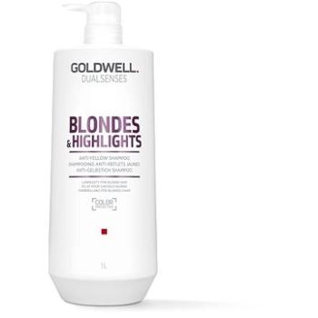 GOLDWELL Dualsenses Blondes & Highlights Anti-Yellow Shampoo šampon pro blond vlasy 1000 ml (HGLW1DUALSWXN093500)