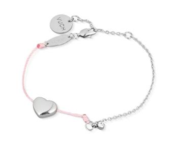 Vuch Brățară la modă Shiny Heart Pink