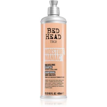 TIGI Bed Head Moisture Maniac tisztító és tápláló sampon száraz hajra 400 ml