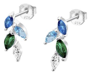 Lotus Silver Cercei din argint cu zircon colorat Frunze Sinfos LP3582-4/2