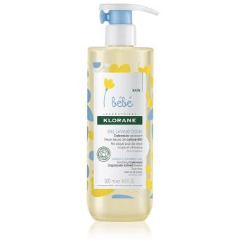 Klorane Bébé Calendula Gel de curatare delicat pentru nou-nascuti si copii cu pompă 500 ml