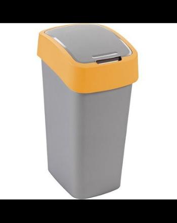 CURVER Cos de gunoi &quot;FLIP BIN&quot; 9 L argintiu / portocaliu