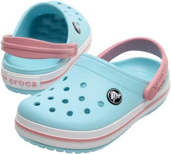 Crocs Toddler Crocband Clog Sandály Ice Blue/White 24-25