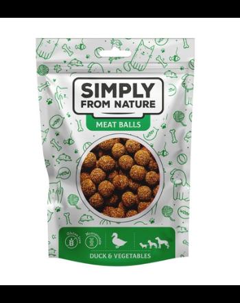 SIMPLY FROM NATURE Meat Balls rata si legume, pachete recompense caini 5x80 g