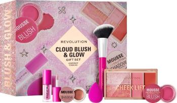 Revolution Set cadou de cosmetice decorative pentru machiaj Cloud Blush and Glow