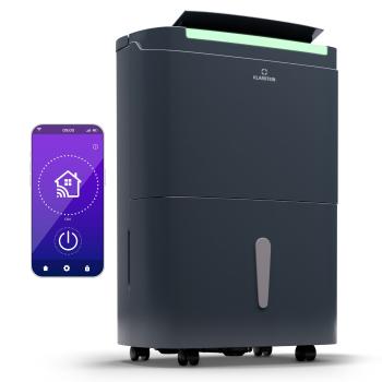 Klarstein DryFy Connect 40 Smart, Dezumidificator, WiFi, Compresie, 40l/zi, 35-45m²