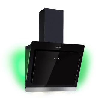 Klarstein Aurora Eco 60, hotă de aspirație, 550 m³/h, afișaj LED, negru