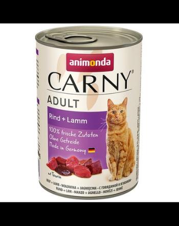 ANIMONDA Carny Adult Vită și Miel 0.4 kg