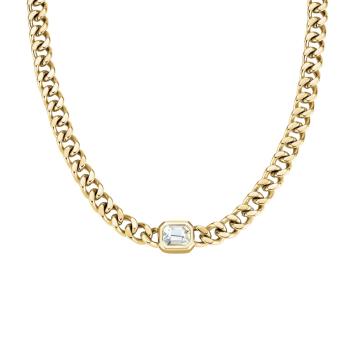 Rosefield Colier romantic placat cu aur cu cristal Iconic JNOCG-J1131