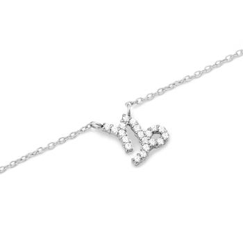 Daniel Wellington Colier din oțel elegant cu semnul zodiacal Capricorn Crystal Zodiac DW00400952
