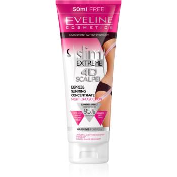 Eveline Cosmetics Slim Extreme 4D Scalpel ser de noapte super concentrat cu efect de încălzire 250 ml