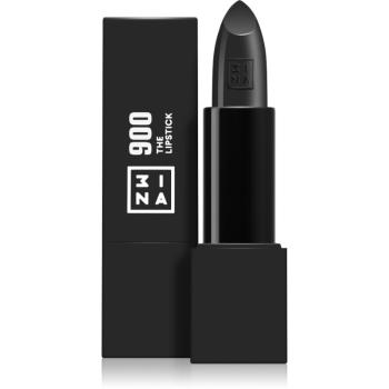 3INA The Lipstick ruj culoare 900 - Black 4,5 g