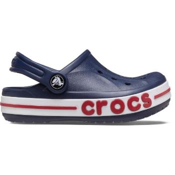 Crocs BAYABAND CLOG T Dětské pantofle, tmavě modrá, velikost 22/23