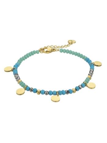 Marc Malone Brățară cu mărgele Gianna Blue Bracelet MCB23006G