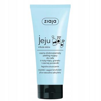 Ziaja Micro-peeling & gel de duș Jeju (Black Body Micro Scrub) 200 ml