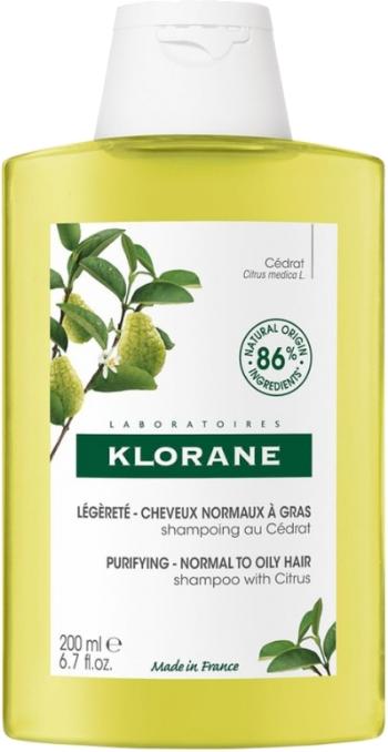 Klorane Șampon pentru păr normal și gras Lămâie (Purifying Shampoo) 200 ml