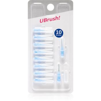 Herbadent UBrush! perii de rezerva interdentare 0,5 mm Blue 10 buc