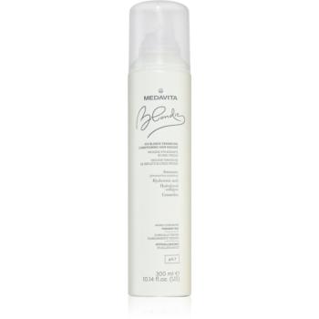 Medavita Blondie Ice Blonde Enhancing Conditioning Hair Mousse Spumă cu două faze pentru par blond 300 ml