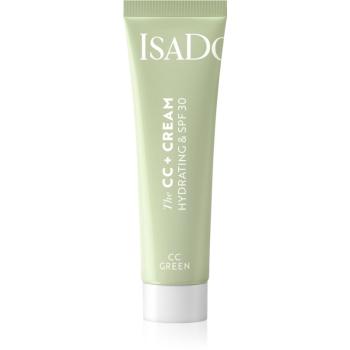 IsaDora CC + Cream crema CC hidratanta SPF 30 culoare CC Green 30 ml