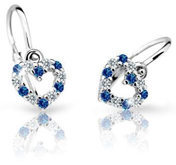 Cutie Jewellery Cercei pentru copii din aur alb C2157-10-X-2 albastru