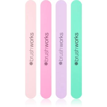 Brushworks Nail Files Pastel set de pile pentru unghii