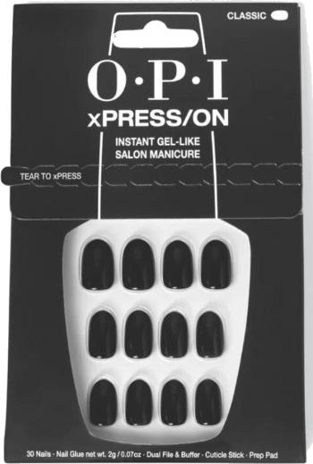 OPI Unghii de gel xPRESS/ON (Press On Nails – Lady in Black)
