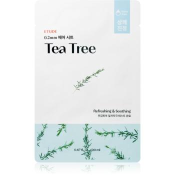 ETUDE 0.2 Therapy Air Mask Tea Tree mască textilă calmantă cu efect revigorant 20 ml