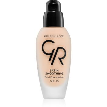 Golden Rose Satin Smoothing fard lichid de lunga durata SPF 15 culoare 23 34 ml