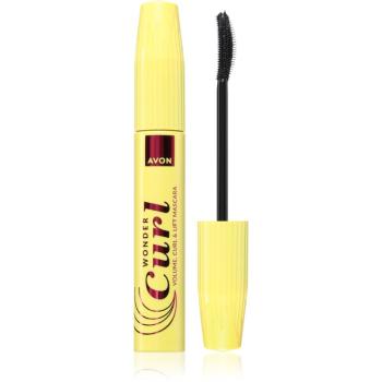 Avon Wonder Curl mascara pentru volum si curbare culoare Blackest Black 10 ml