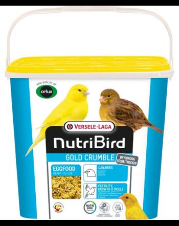 Hrana canari VERSELE-LAGA NutriBird Gold Crumble Canaries 4kg cu oua